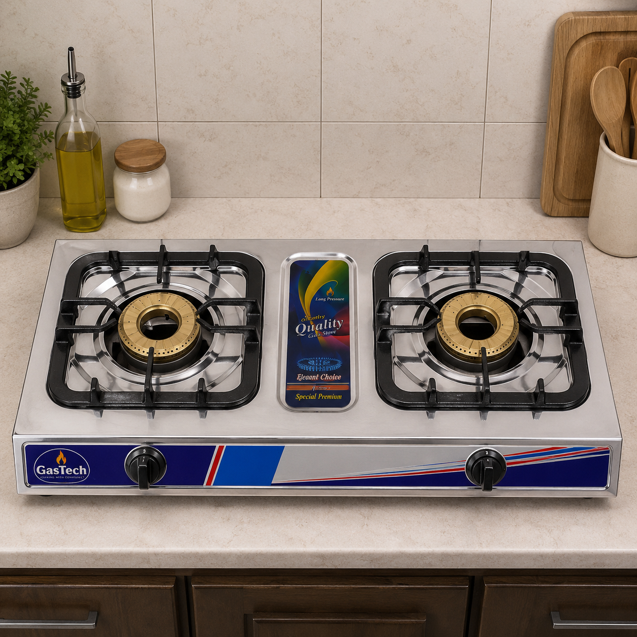 Classic Double Burner Gas Stove