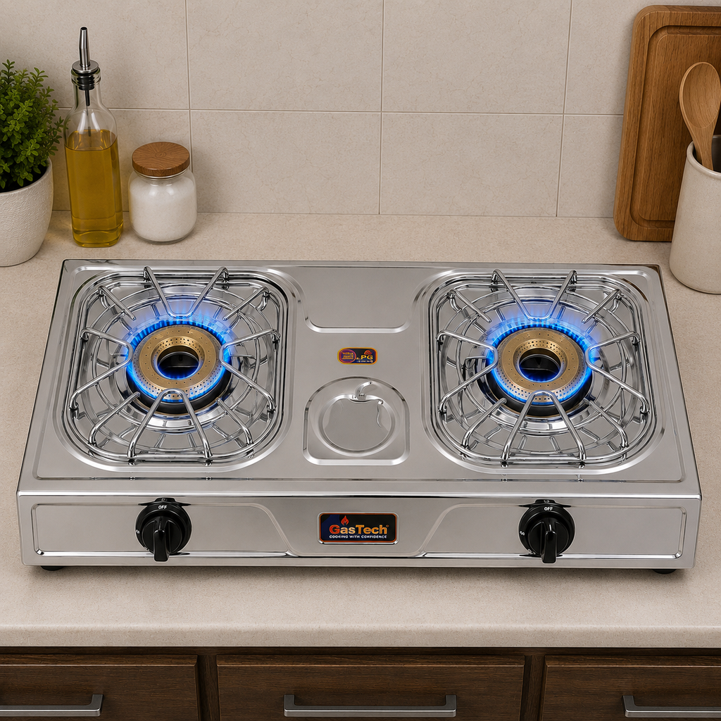 Heritage Double Burner Gas Stove